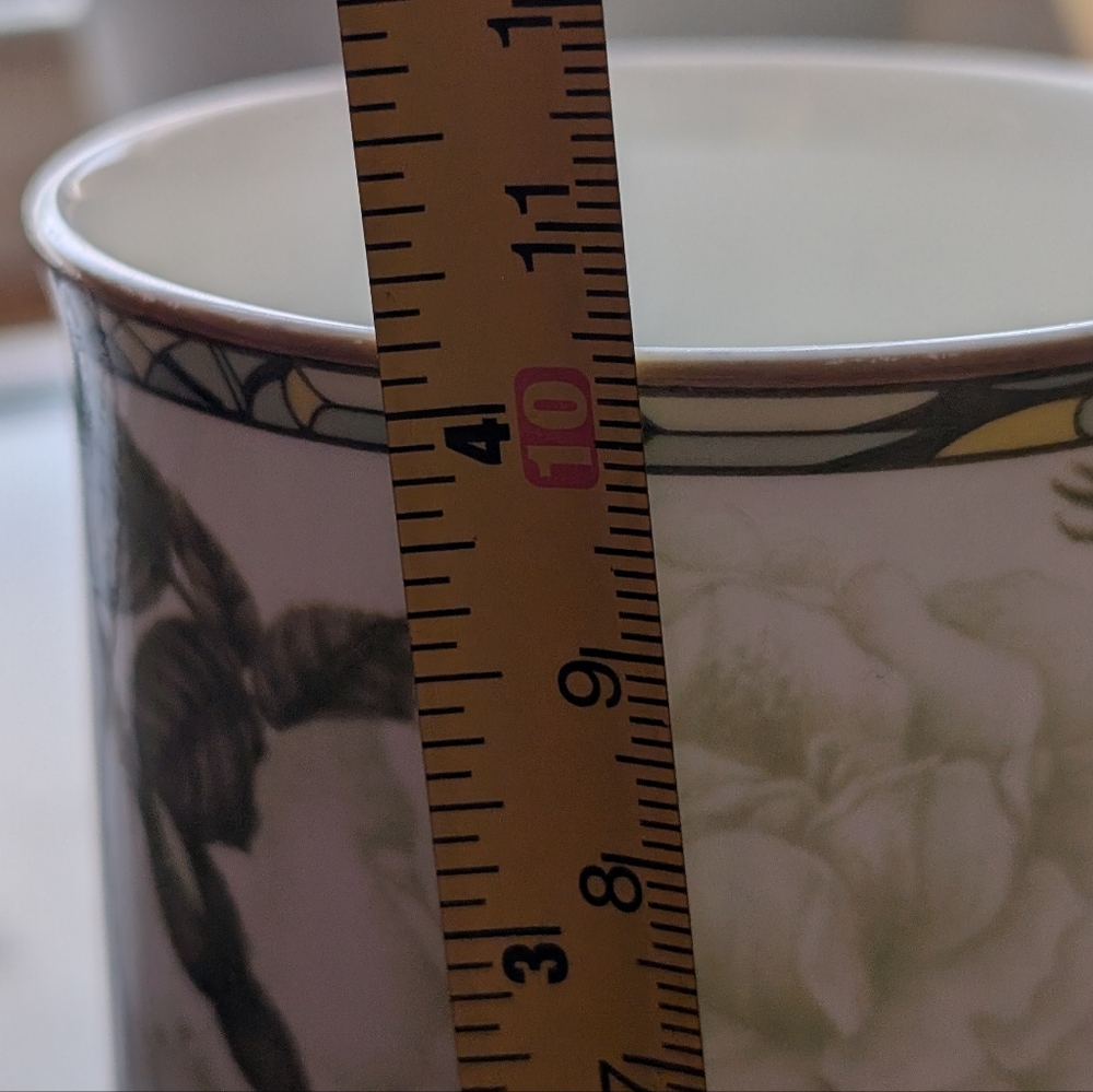 Royal Canterbury Fine Bone China Mug Green Rose Floral Pattern Vintage Tea Coffe - Picture 6 of 6